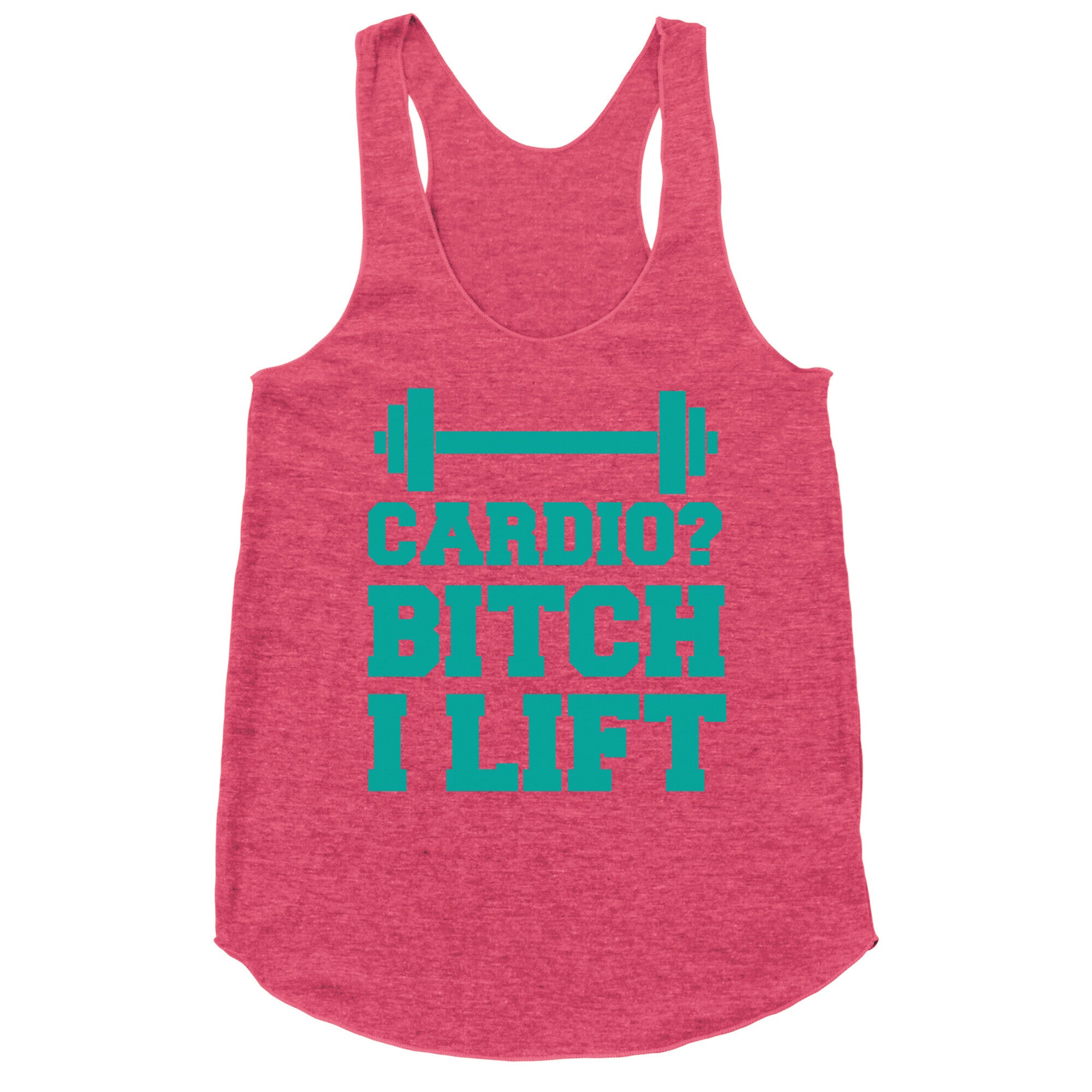 Cardio? Bitch I Lift Racerback Tank