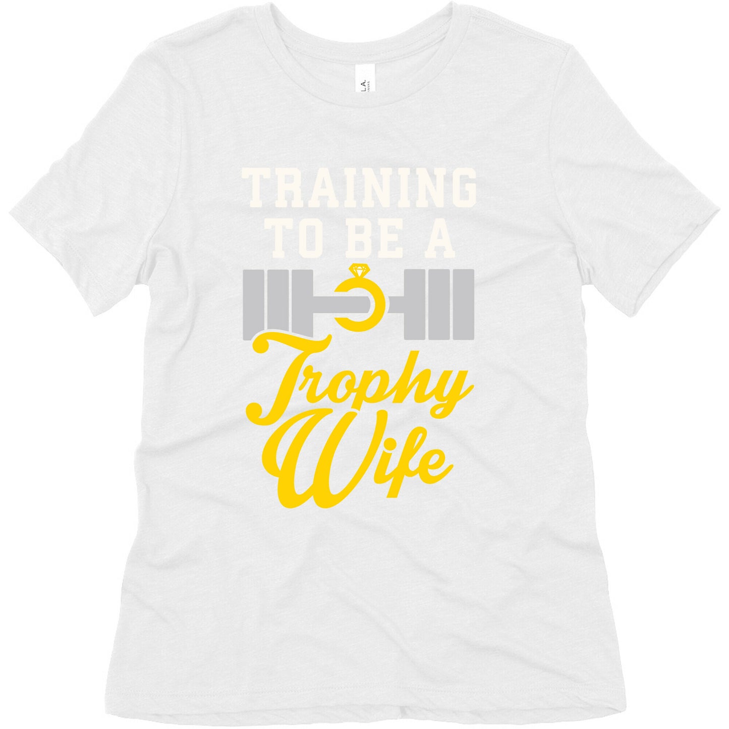 Training To Be A Trophy Wife Women's Triblend Tee
