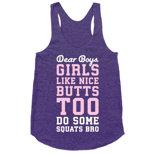 Do Some Squats Bro Racerback Tank