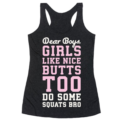 Do Some Squats Bro Racerback Tank