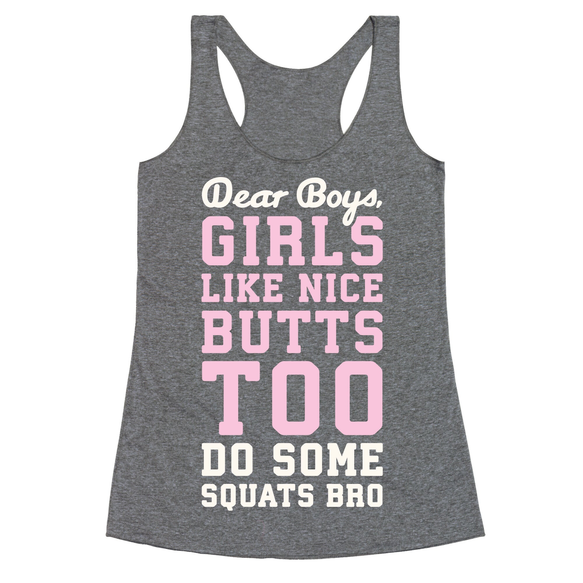 Do Some Squats Bro Racerback Tank