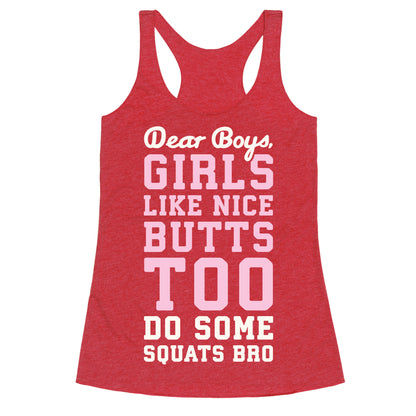 Do Some Squats Bro Racerback Tank