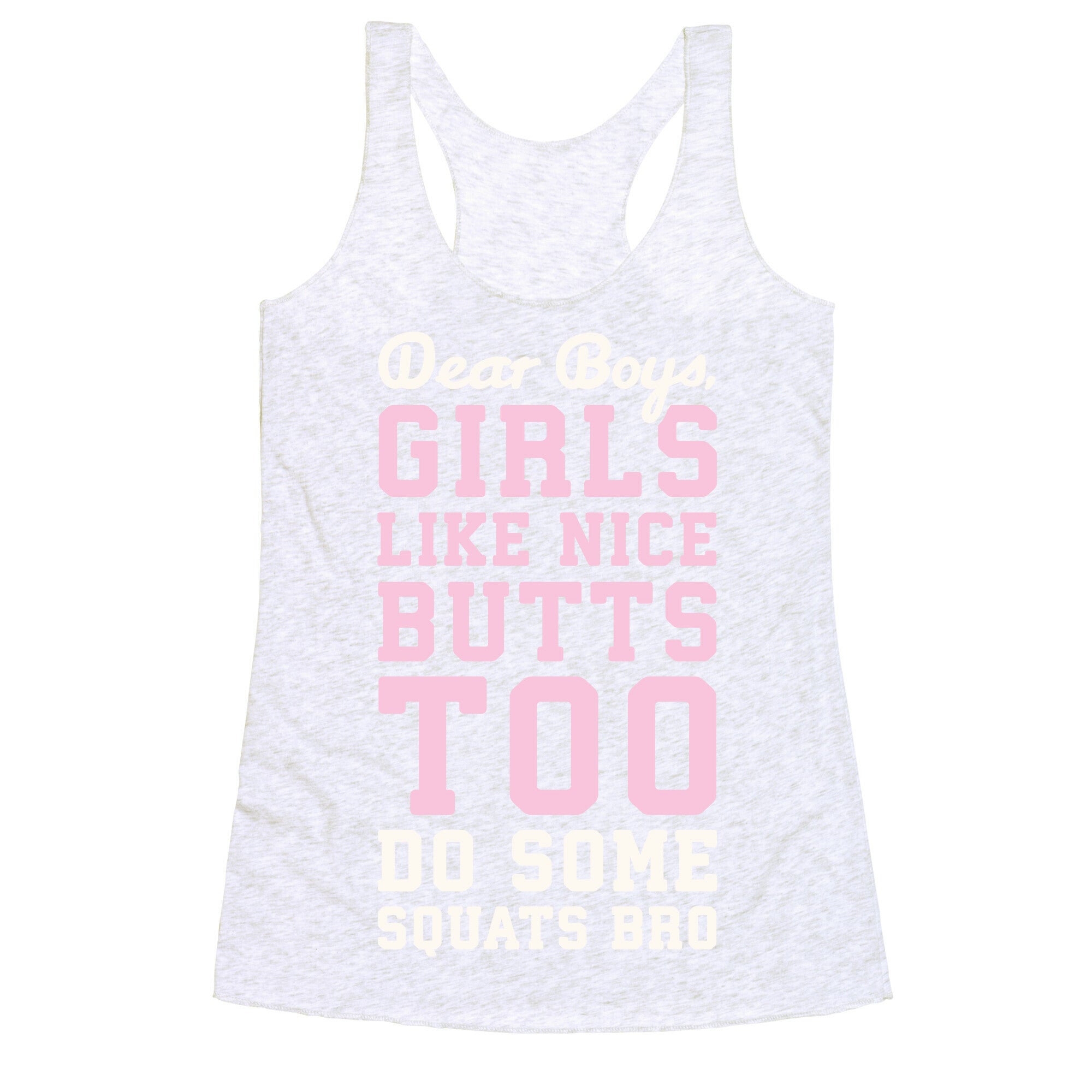Do Some Squats Bro Racerback Tank