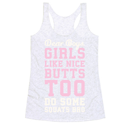 Do Some Squats Bro Racerback Tank