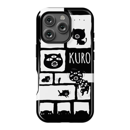 Kuro Cat Pattern Phone Case