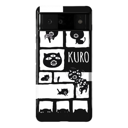 Kuro Cat Pattern Phone Case
