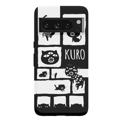 Kuro Cat Pattern Phone Case