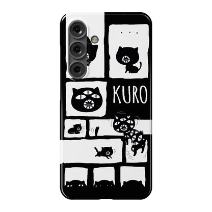 Kuro Cat Pattern Phone Case