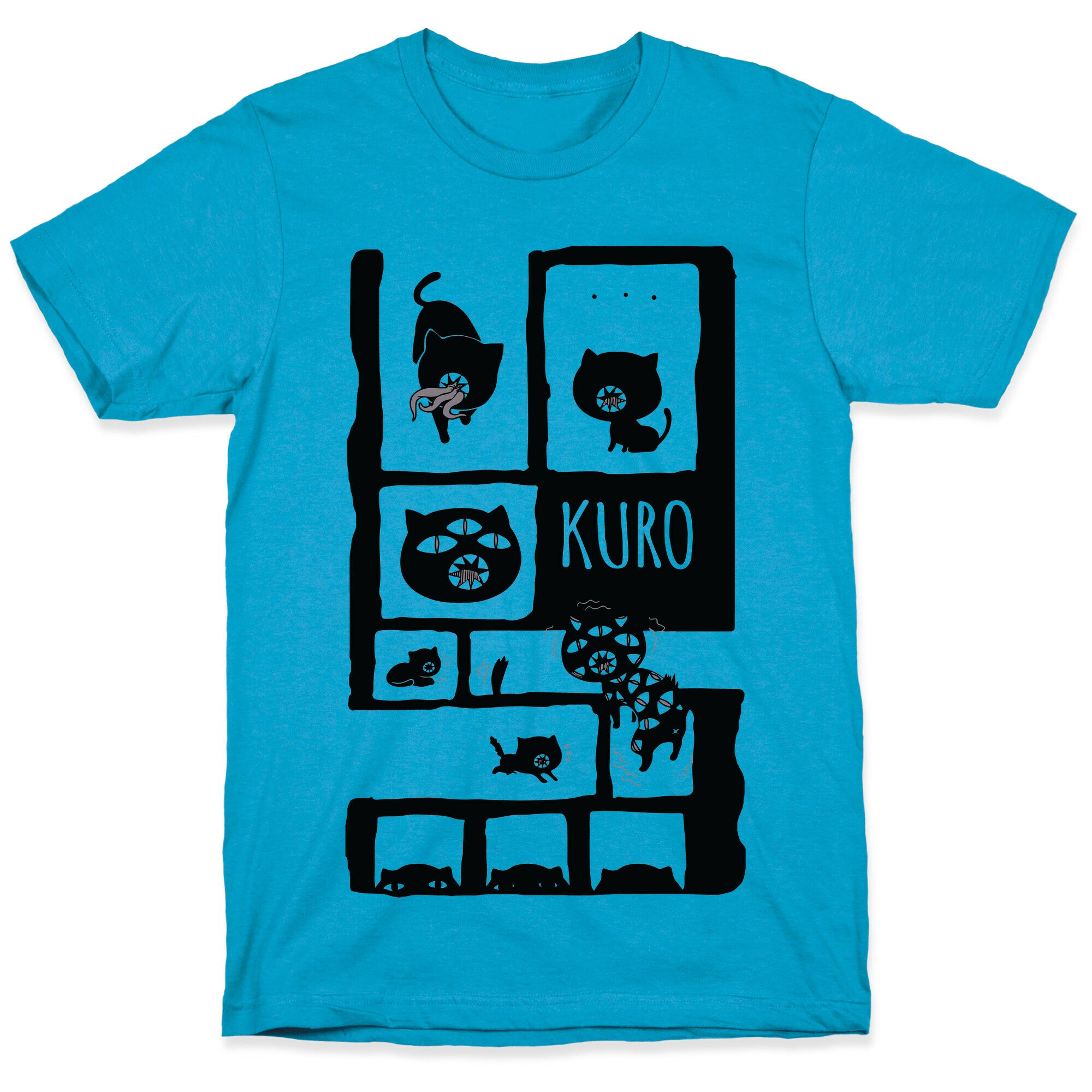 Kuro Cat Unisex Triblend Tee