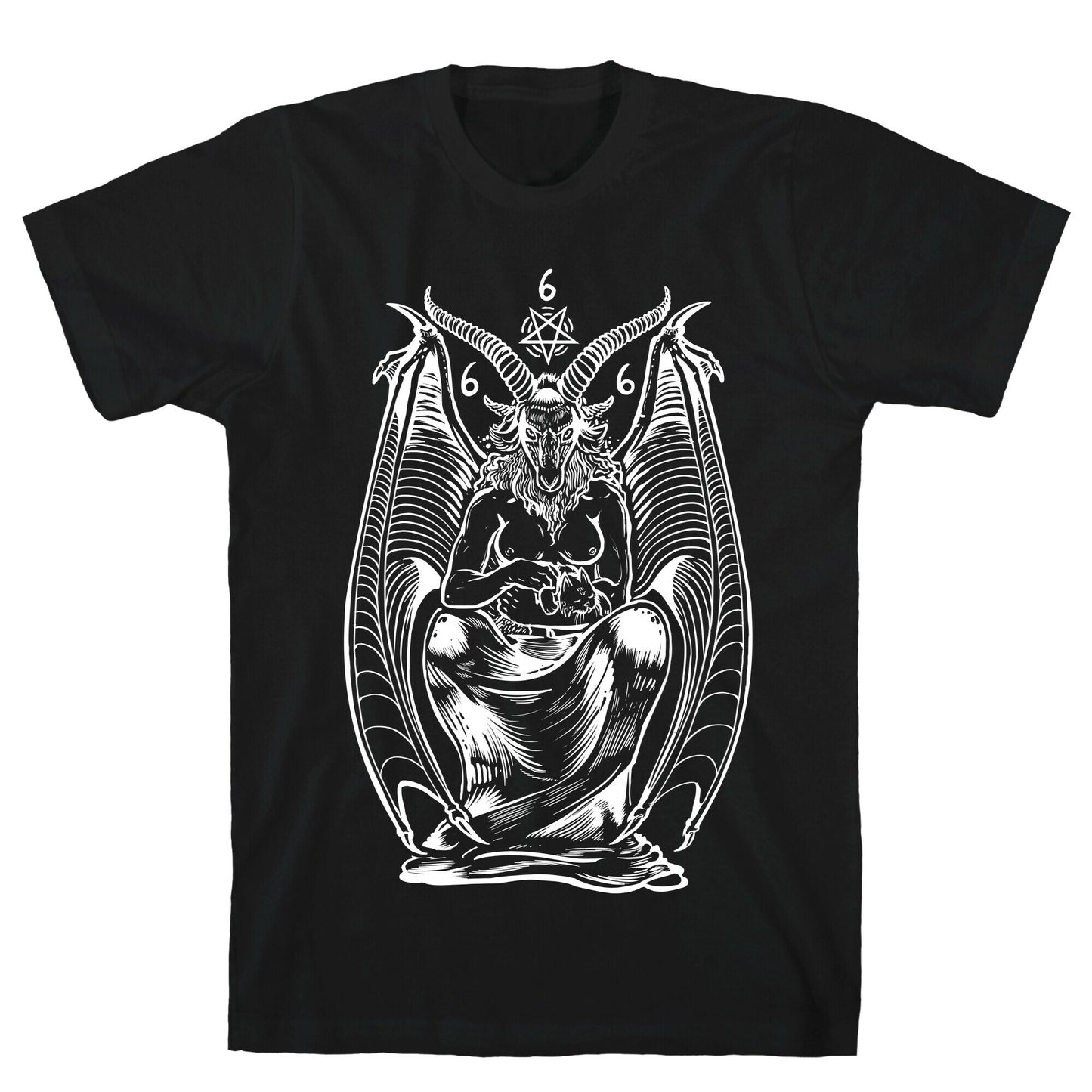 Pet Cats. Hail Satan. T-Shirt