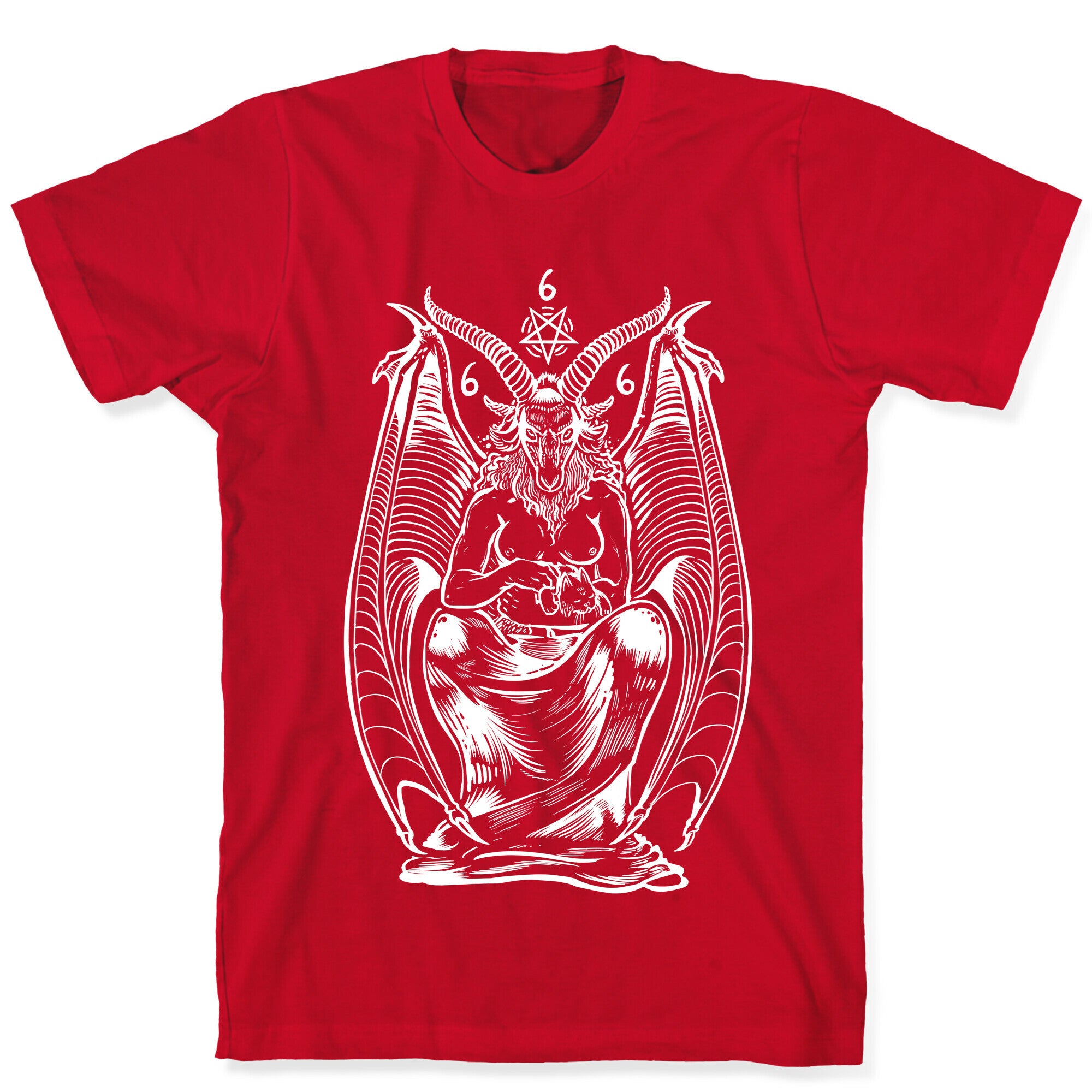 Pet Cats. Hail Satan. T-Shirt