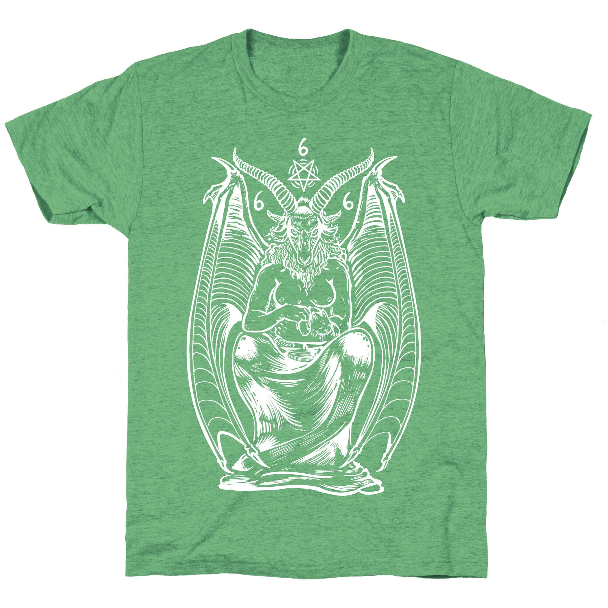 Pet Cats. Hail Satan. Unisex Triblend Tee