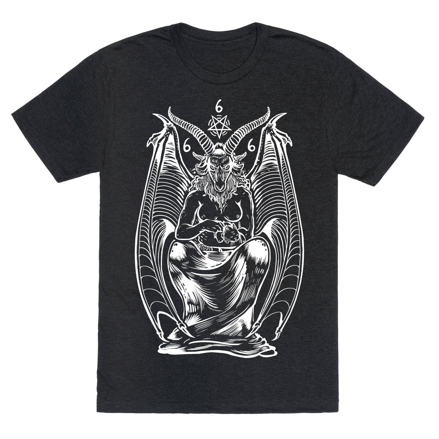 Pet Cats. Hail Satan. Unisex Triblend Tee