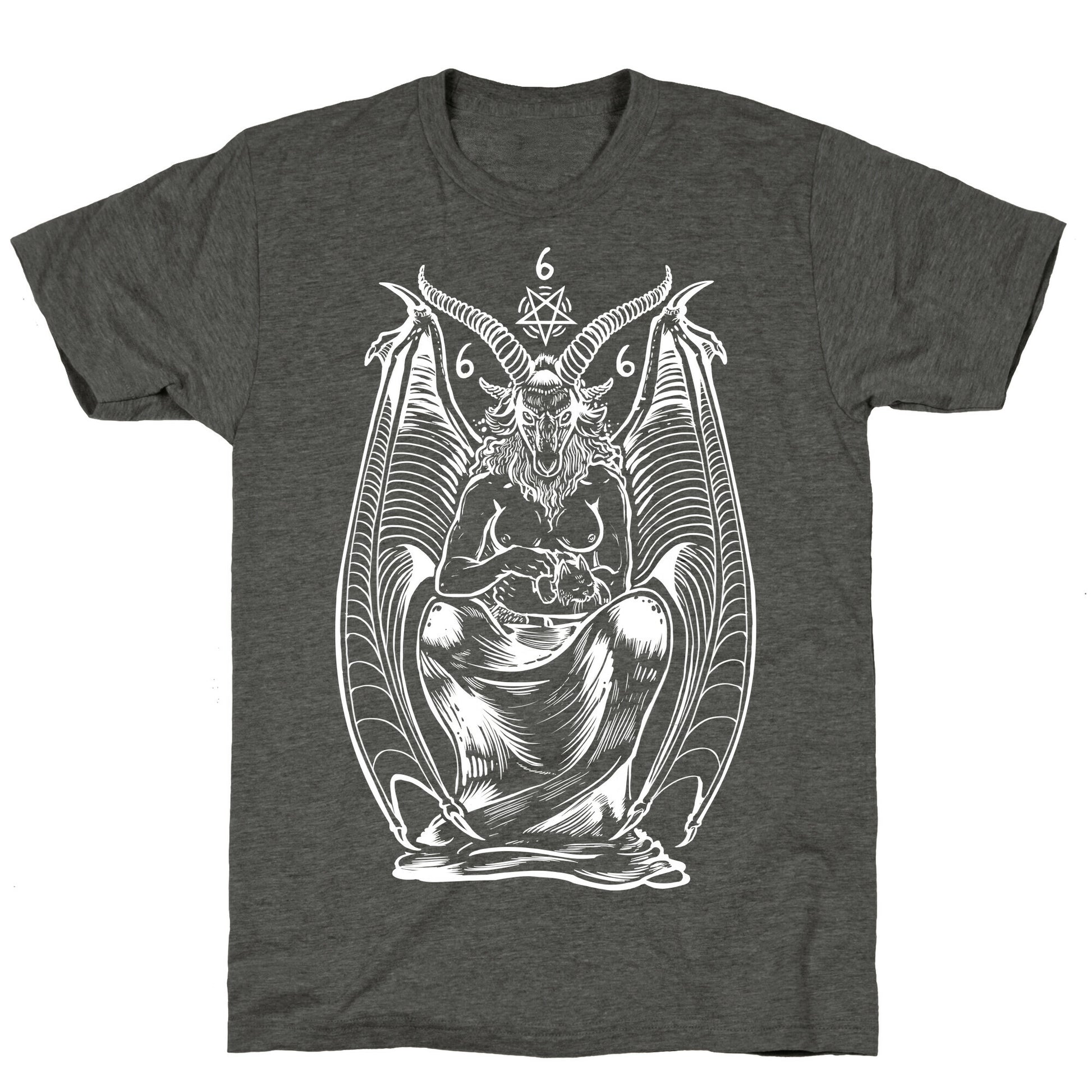 Pet Cats. Hail Satan. Unisex Triblend Tee