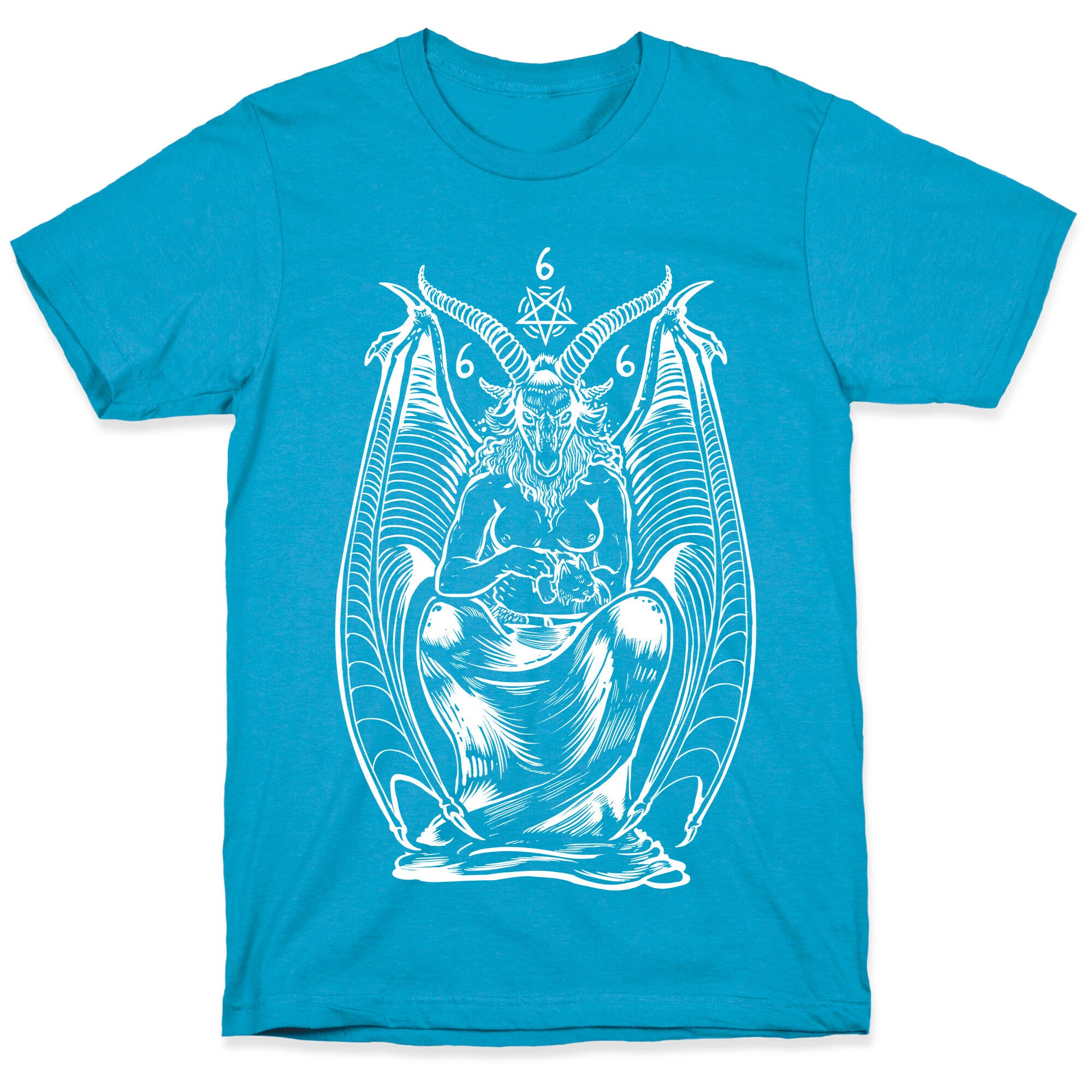 Pet Cats. Hail Satan. Unisex Triblend Tee