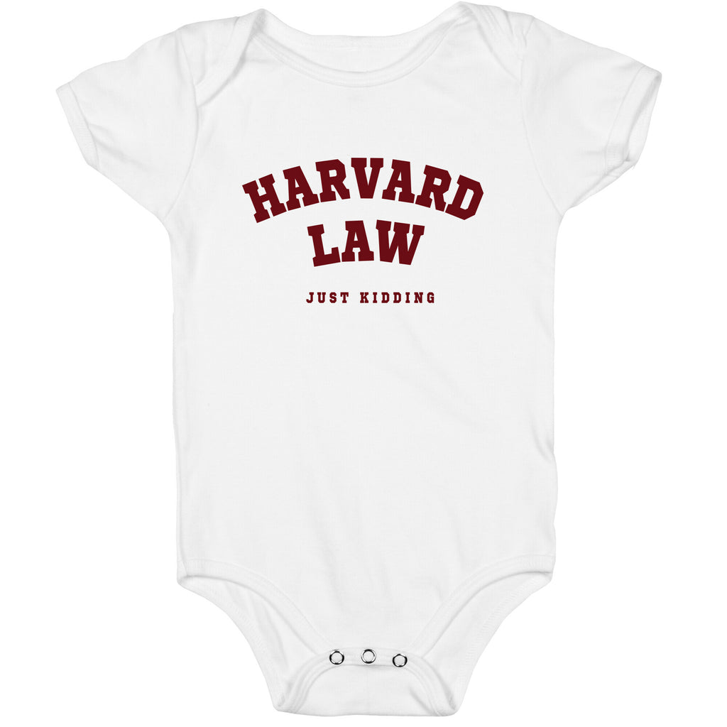 Harvard Law (Just Kidding) Baby One Piece
