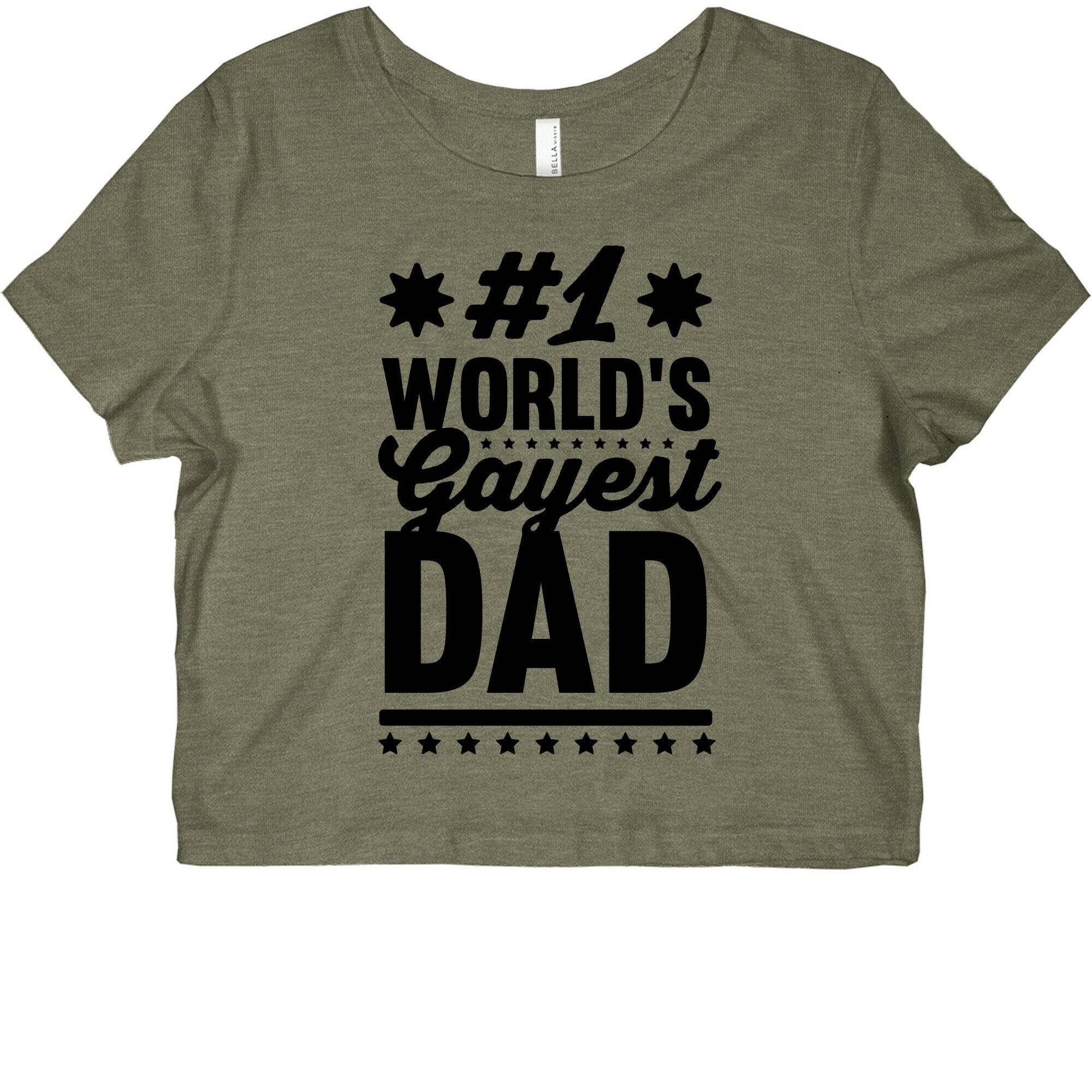 #1 World's Gayest Dad Graphic Baby Tee