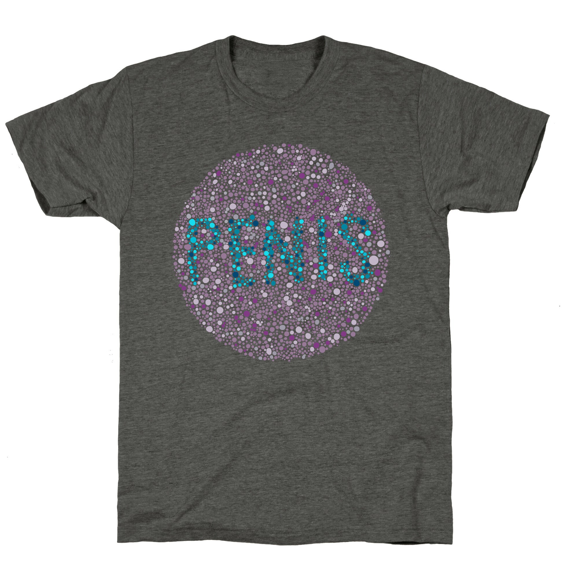 Color Blind Test ( Penis ) Unisex Triblend Tee