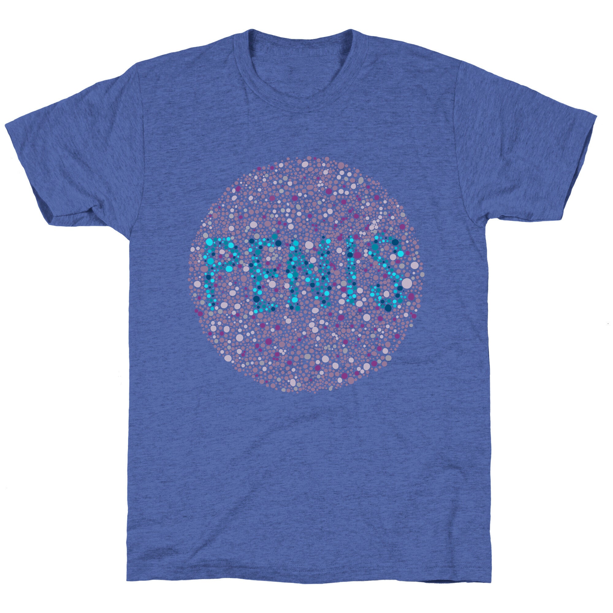 Color Blind Test ( Penis ) Unisex Triblend Tee