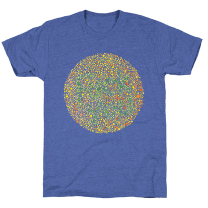 Color Blind Test (Fuck You) Unisex Triblend Tee