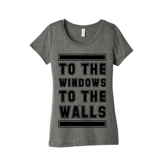 To the Window To the Wall Women's Triblend Tee
