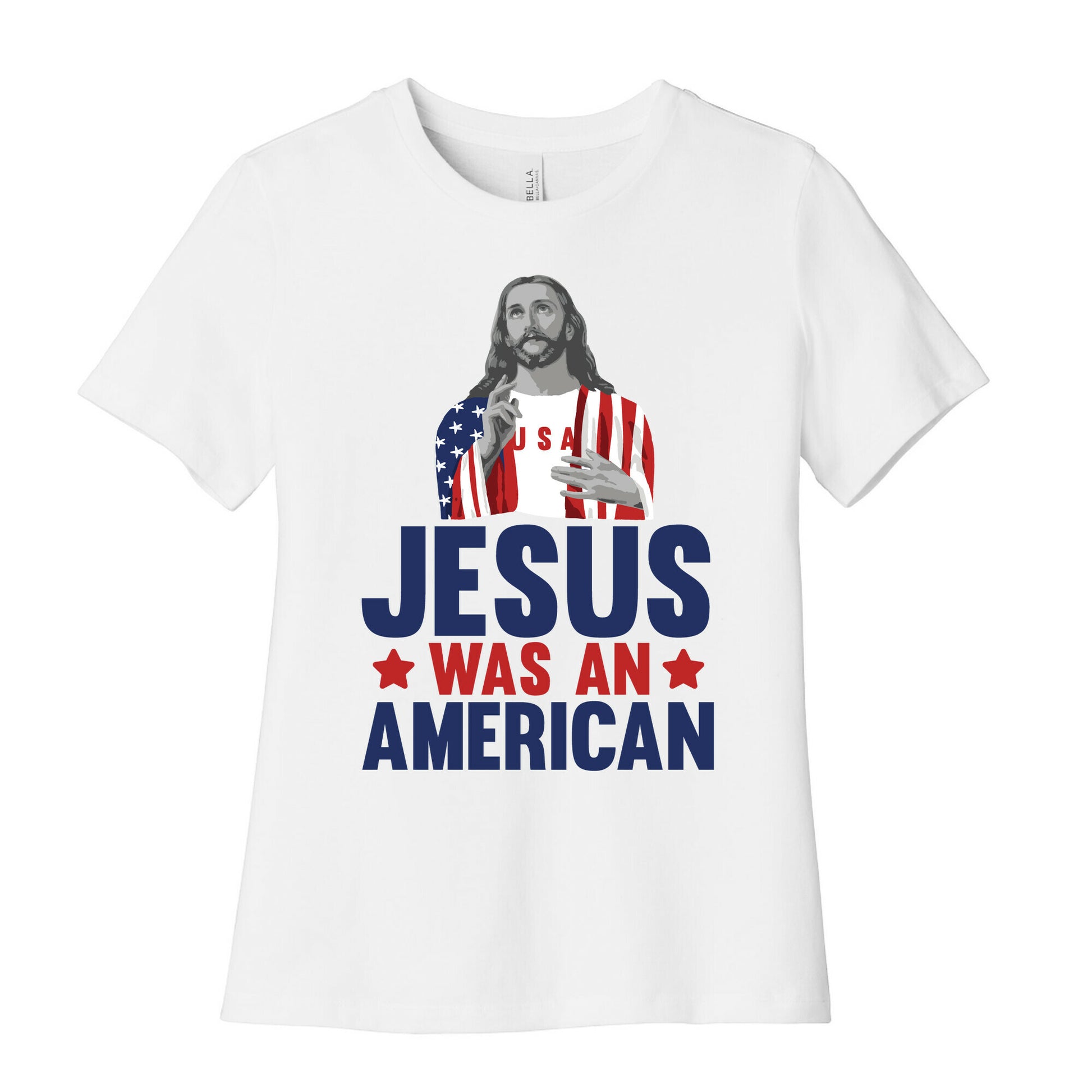 Jesus Was An American Women's Cotton Tee