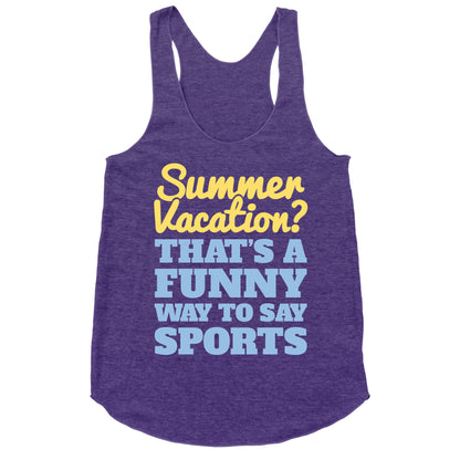 Summer Sports Racerback Tank