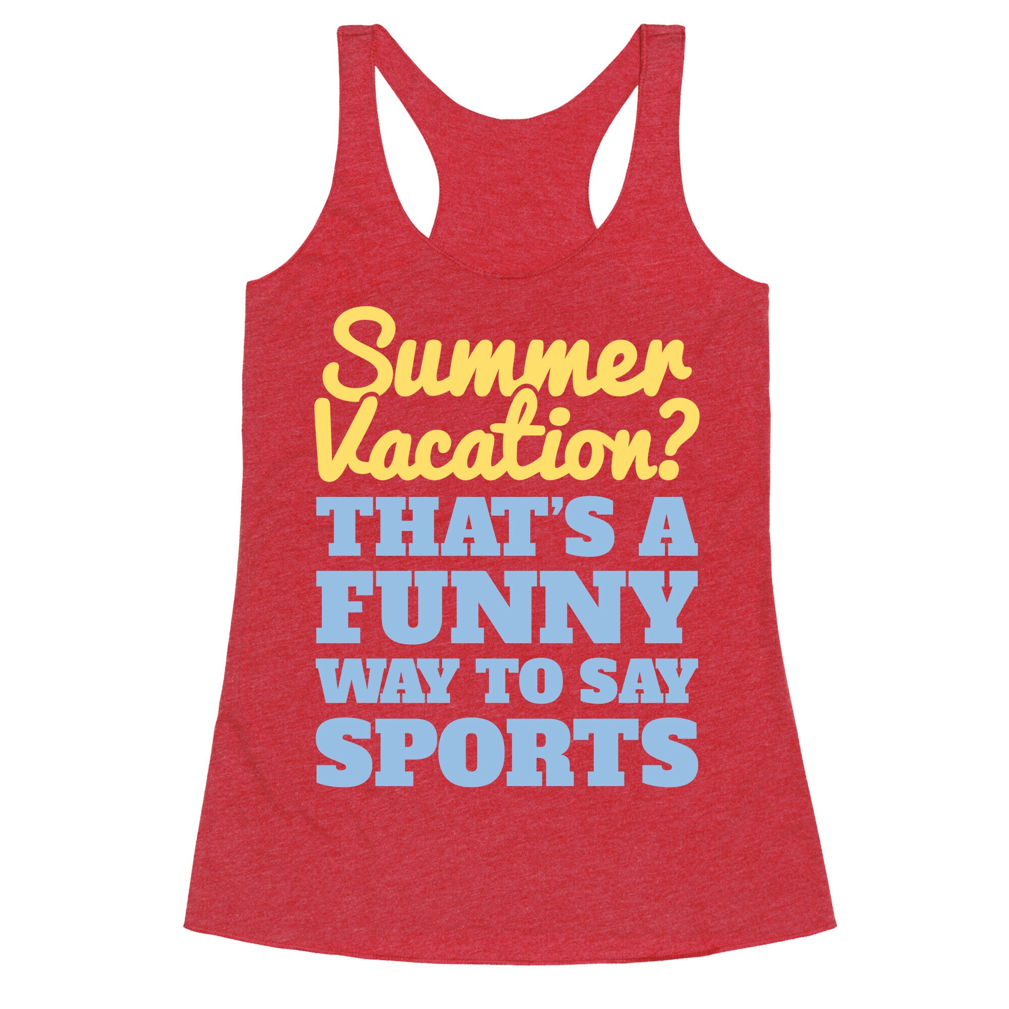 Summer Sports Racerback Tank