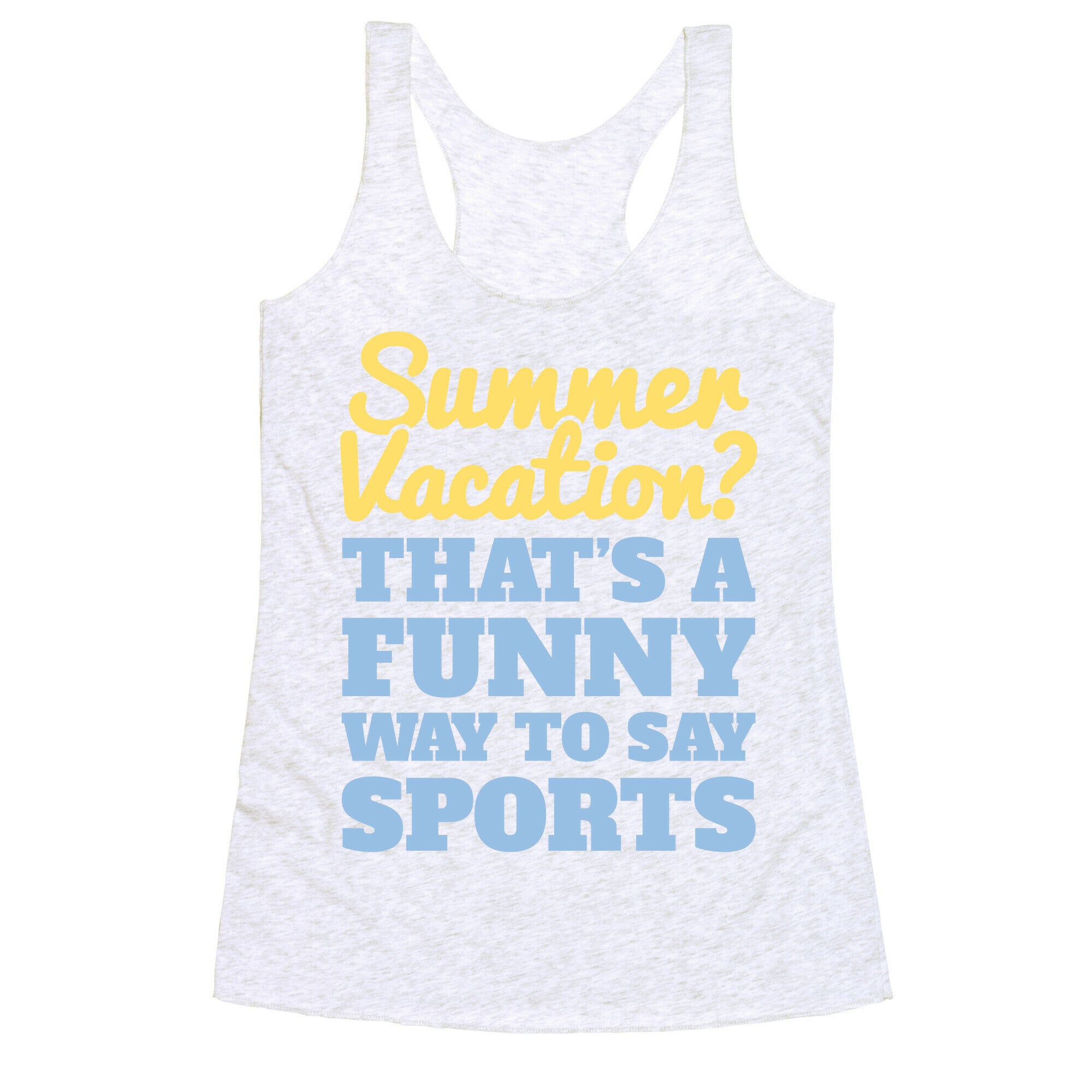 Summer Sports Racerback Tank