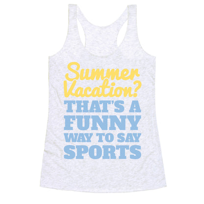 Summer Sports Racerback Tank