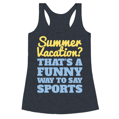 Summer Sports Racerback Tank