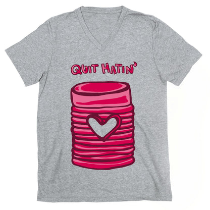 Canned Cranberry - Quit Hatin' V-Neck