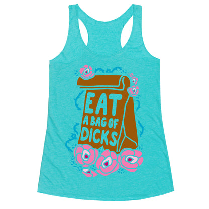 Eat A Bag of Dicks Racerback Tank