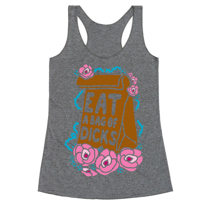 Eat A Bag of Dicks Racerback Tank