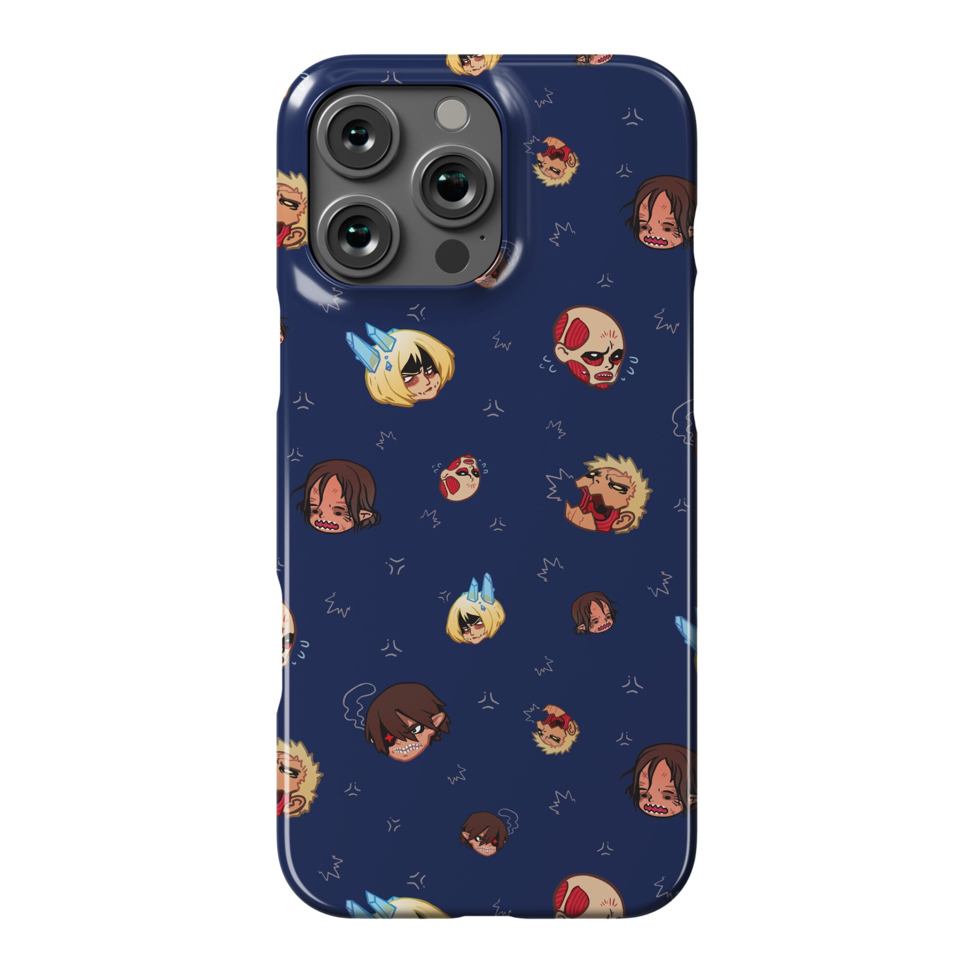 Attack on Titan Heads Phone Case