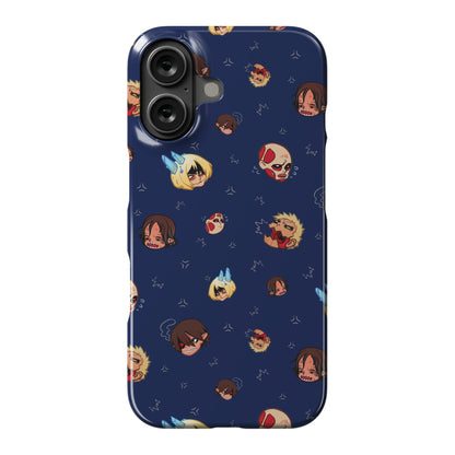 Attack on Titan Heads Phone Case