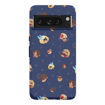 Attack on Titan Heads Phone Case