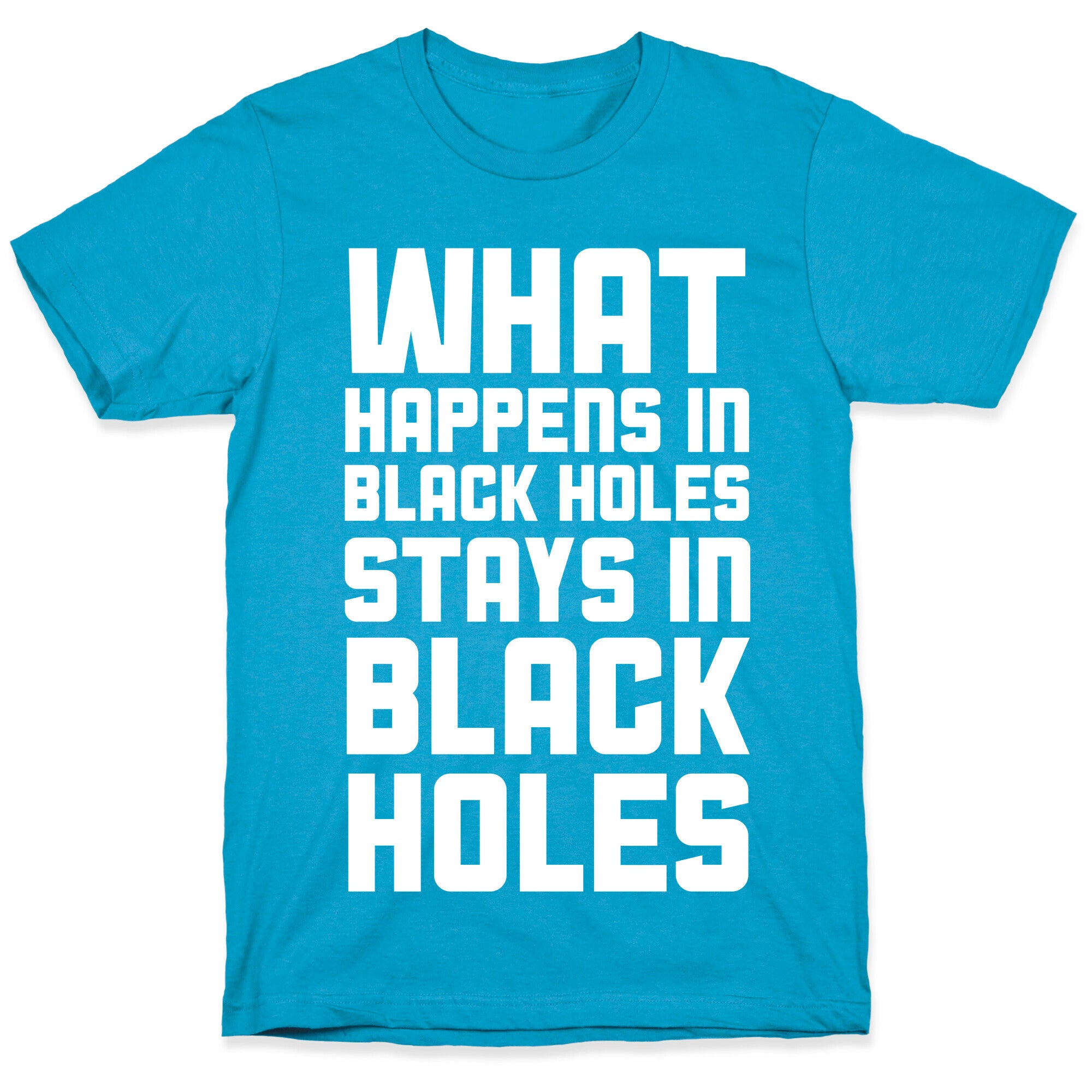 What Happens in Black Holes Unisex Triblend Tee