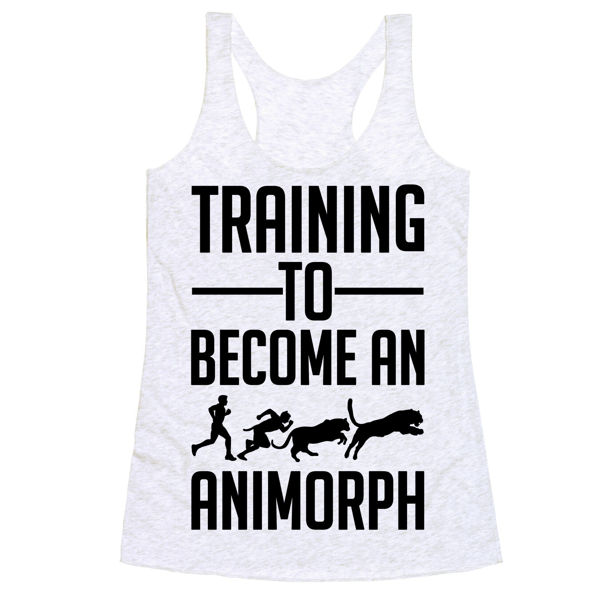 Training To Become An Animorph Racerback Tank
