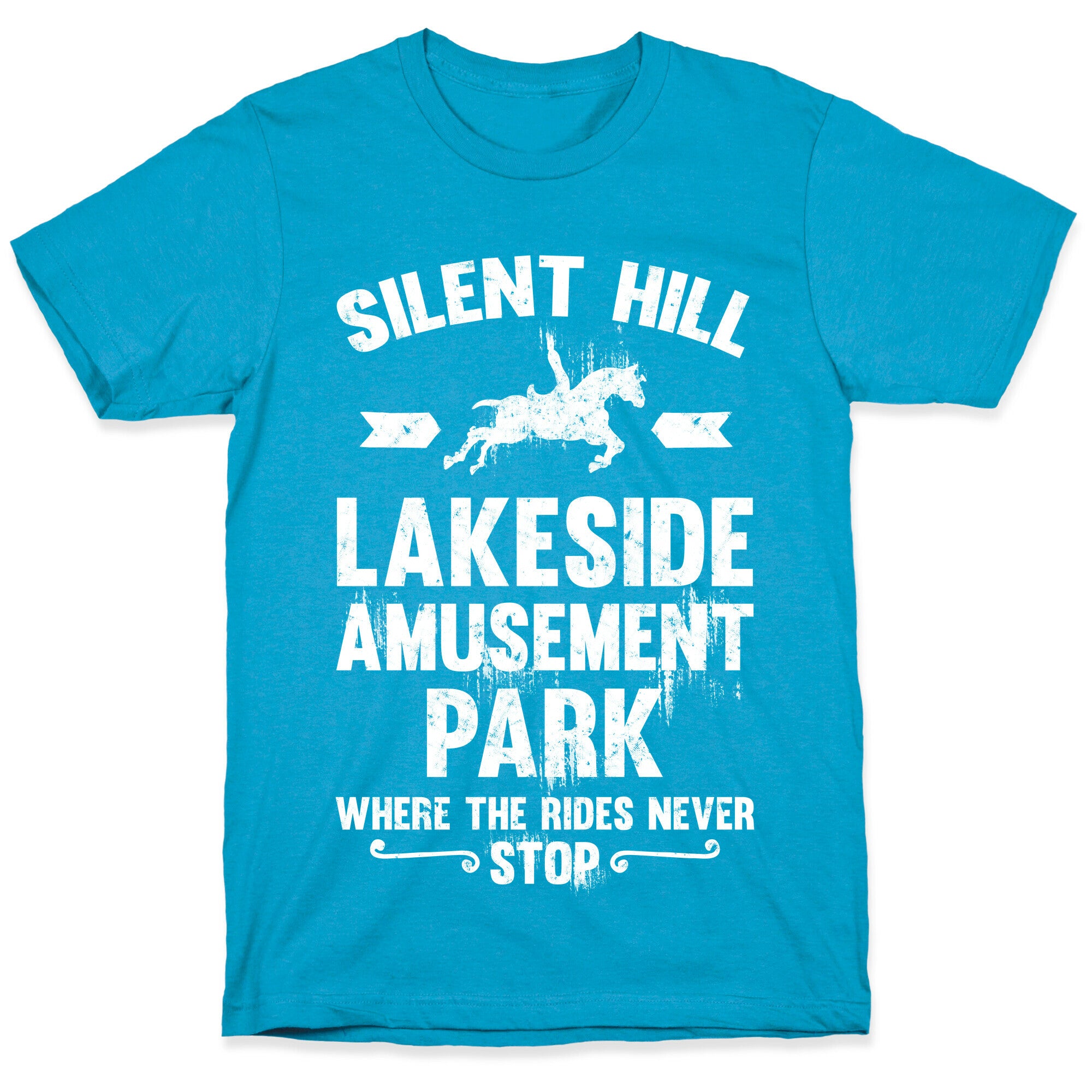 Silent Hill Lakeside Amusement Park Where The Rides Never Stop Unisex Triblend Tee