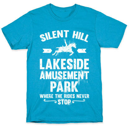 Silent Hill Lakeside Amusement Park Where The Rides Never Stop Unisex Triblend Tee