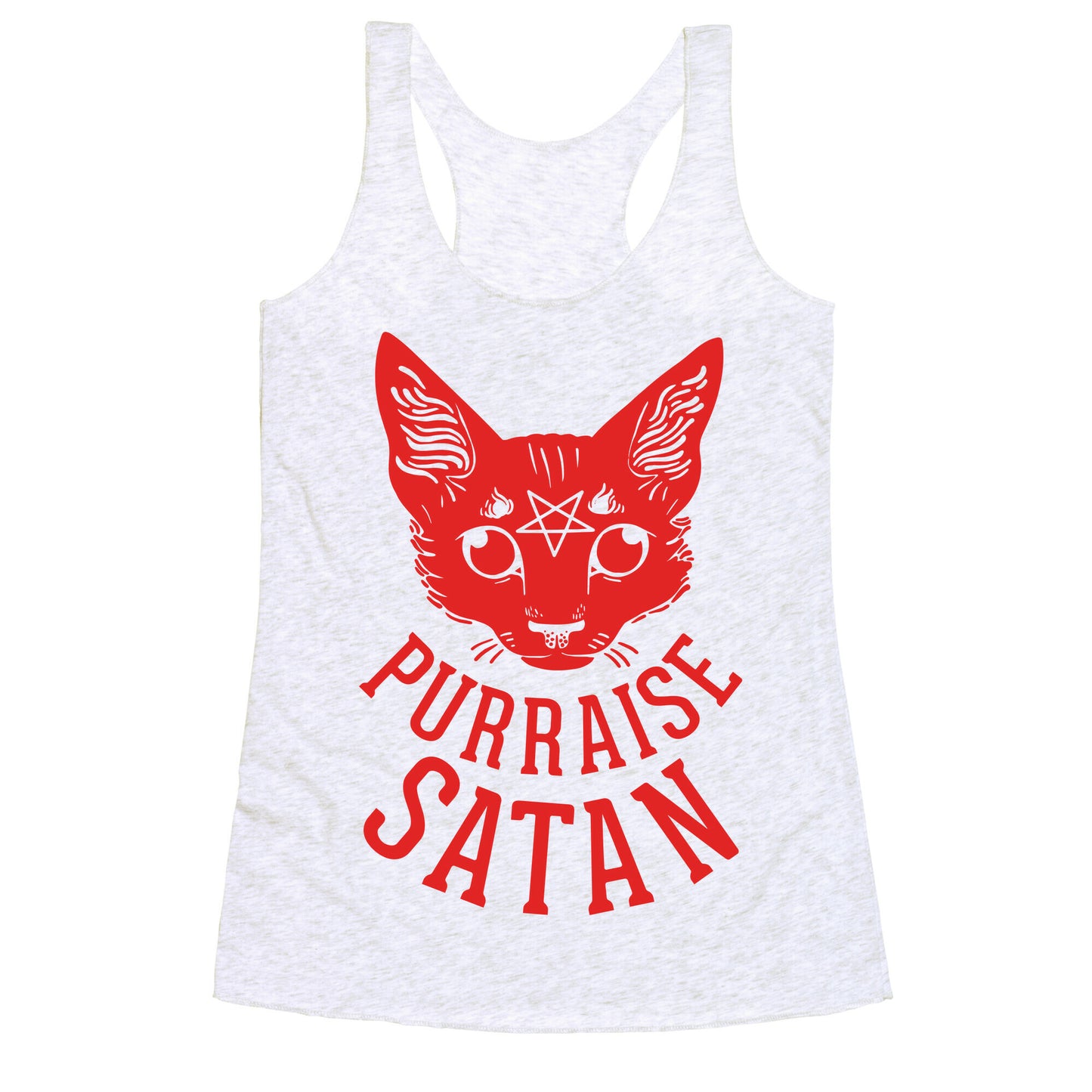 Purraise Satan Racerback Tank