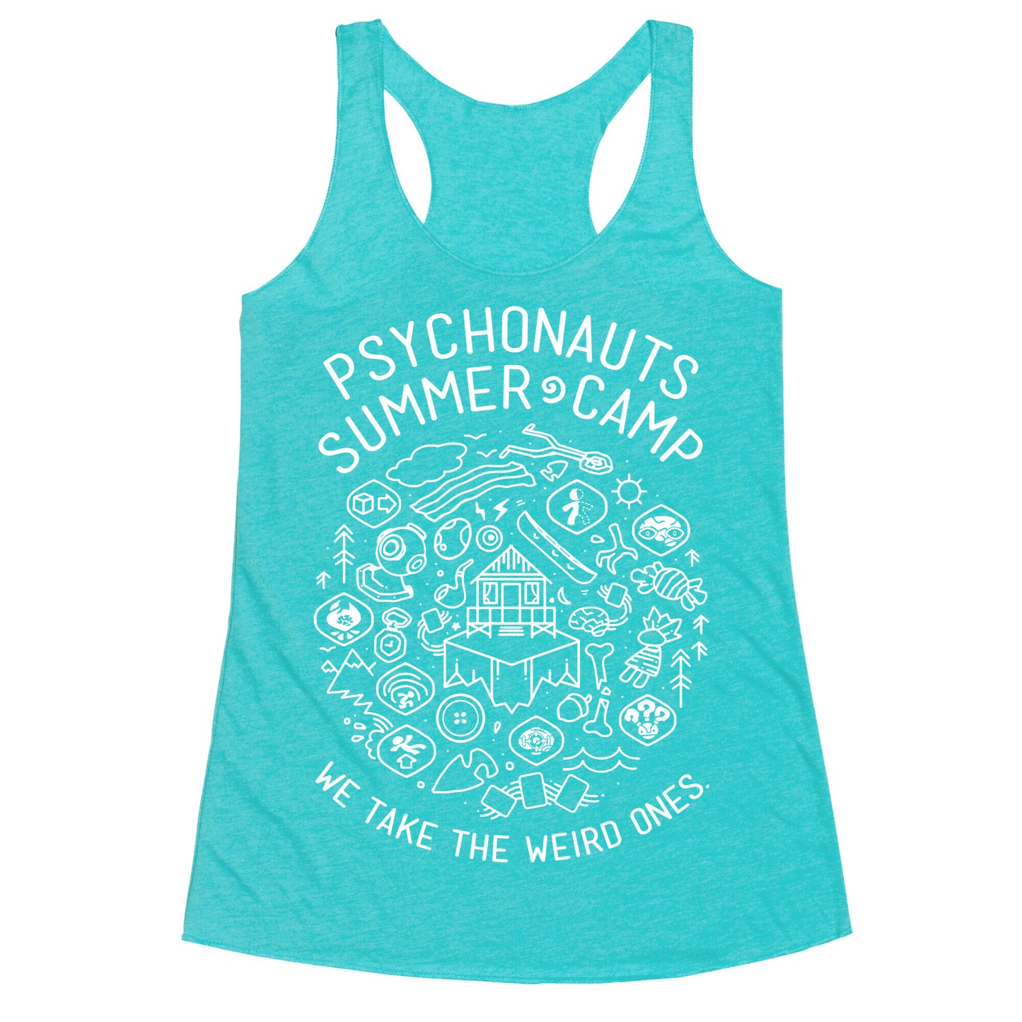 Psychonauts Summer Camp Racerback Tank