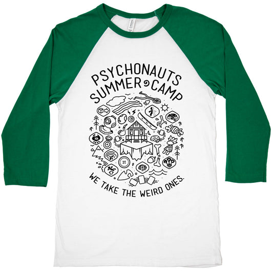 Psychonauts Summer Camp Baseball Tee