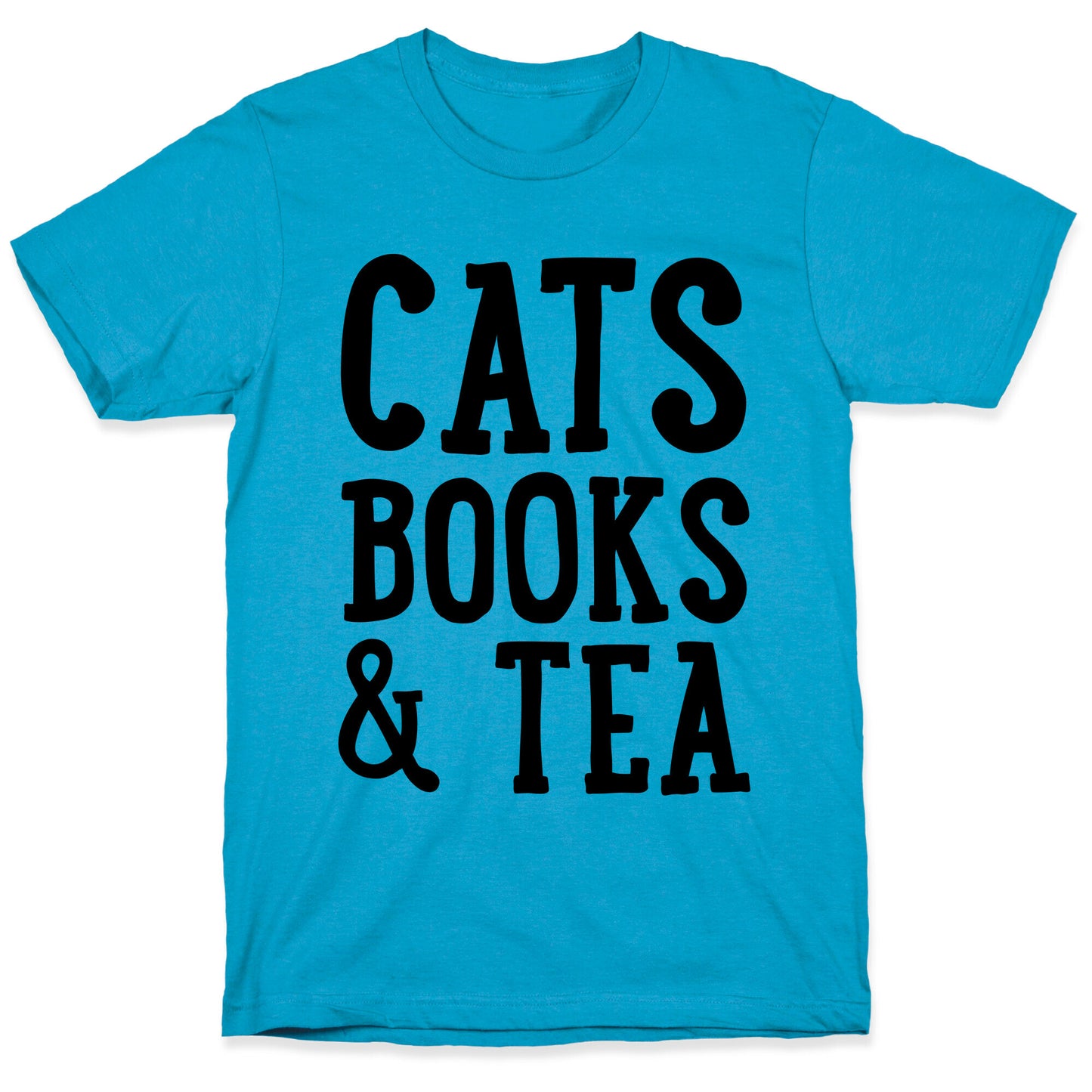 Cats, Books & Tea Unisex Triblend Tee