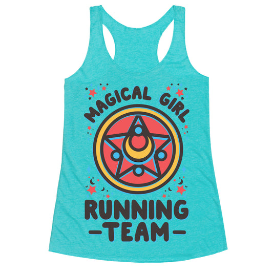 Magical Girl Running Team Racerback Tank