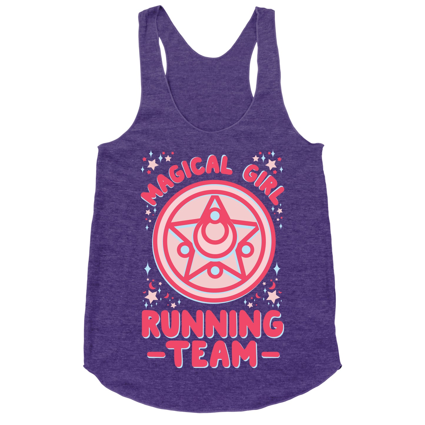 Magical Girl Running Team Racerback Tank