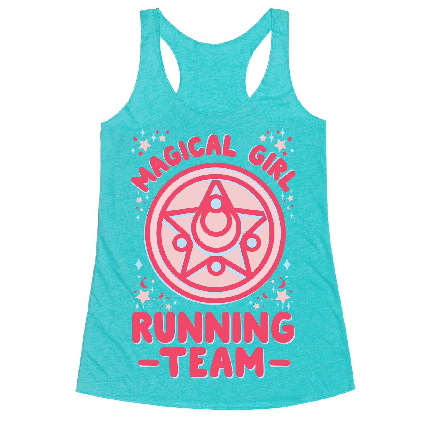 Magical Girl Running Team Racerback Tank