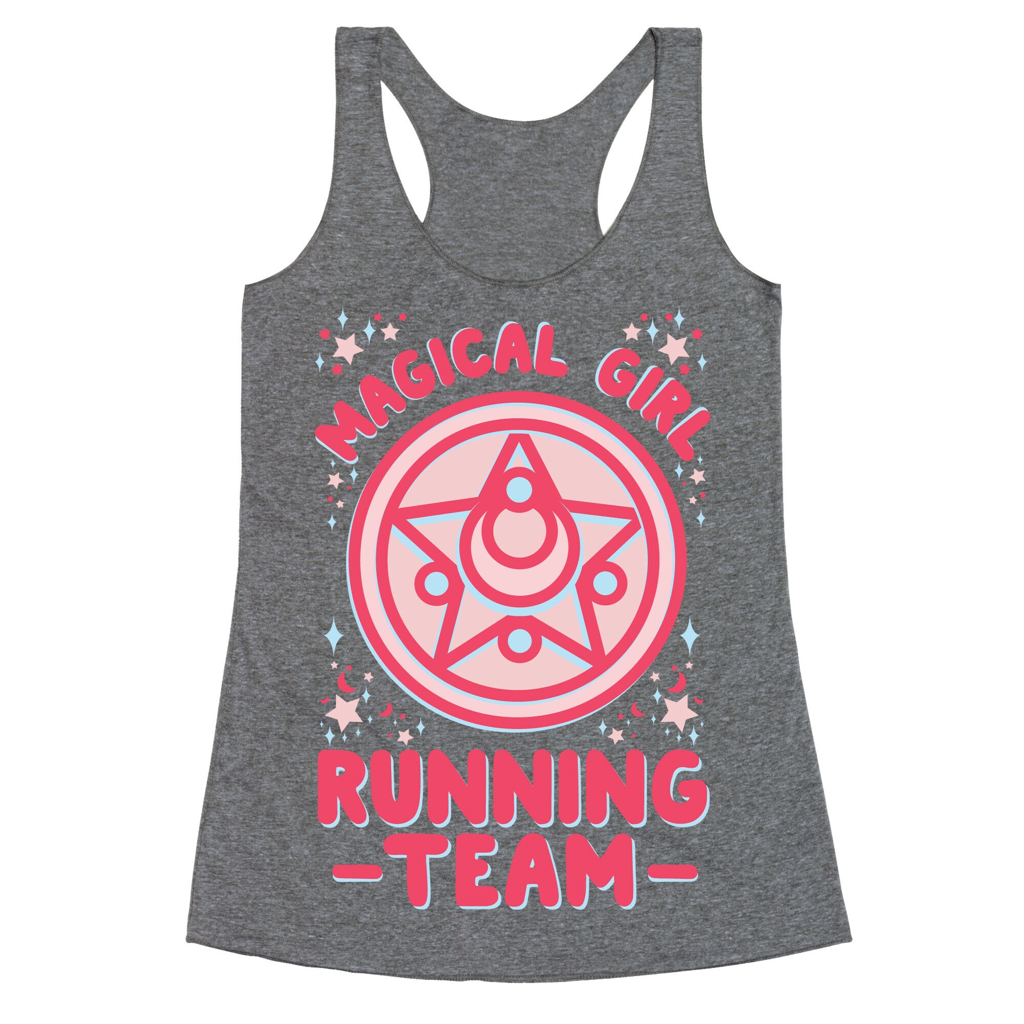 Magical Girl Running Team Racerback Tank