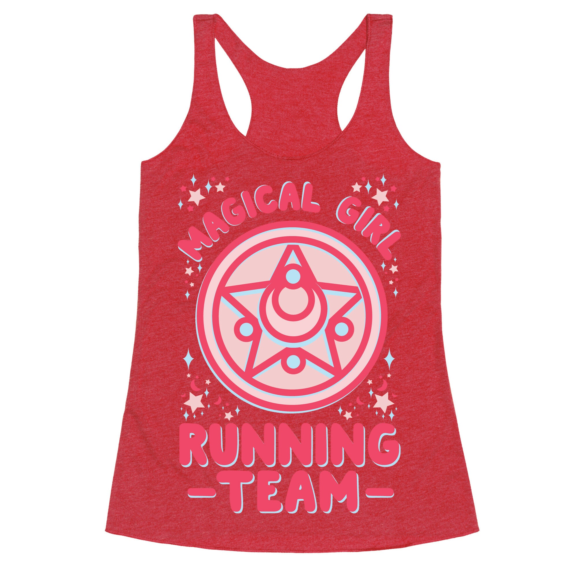 Magical Girl Running Team Racerback Tank